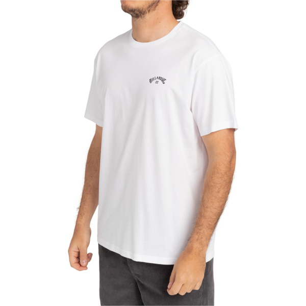 2026 Billabong Mens Arch Wave Short Sleeve Tee C1SS65BIP2 - White